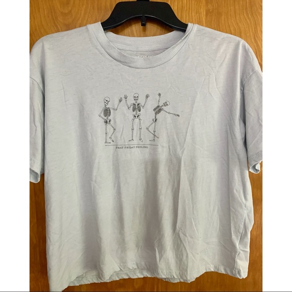 American Eagle Skeleton Graphic Tshirt 